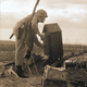 A Marine sentry uses a field call box, Guantanamo Bay, Cuba, 1960